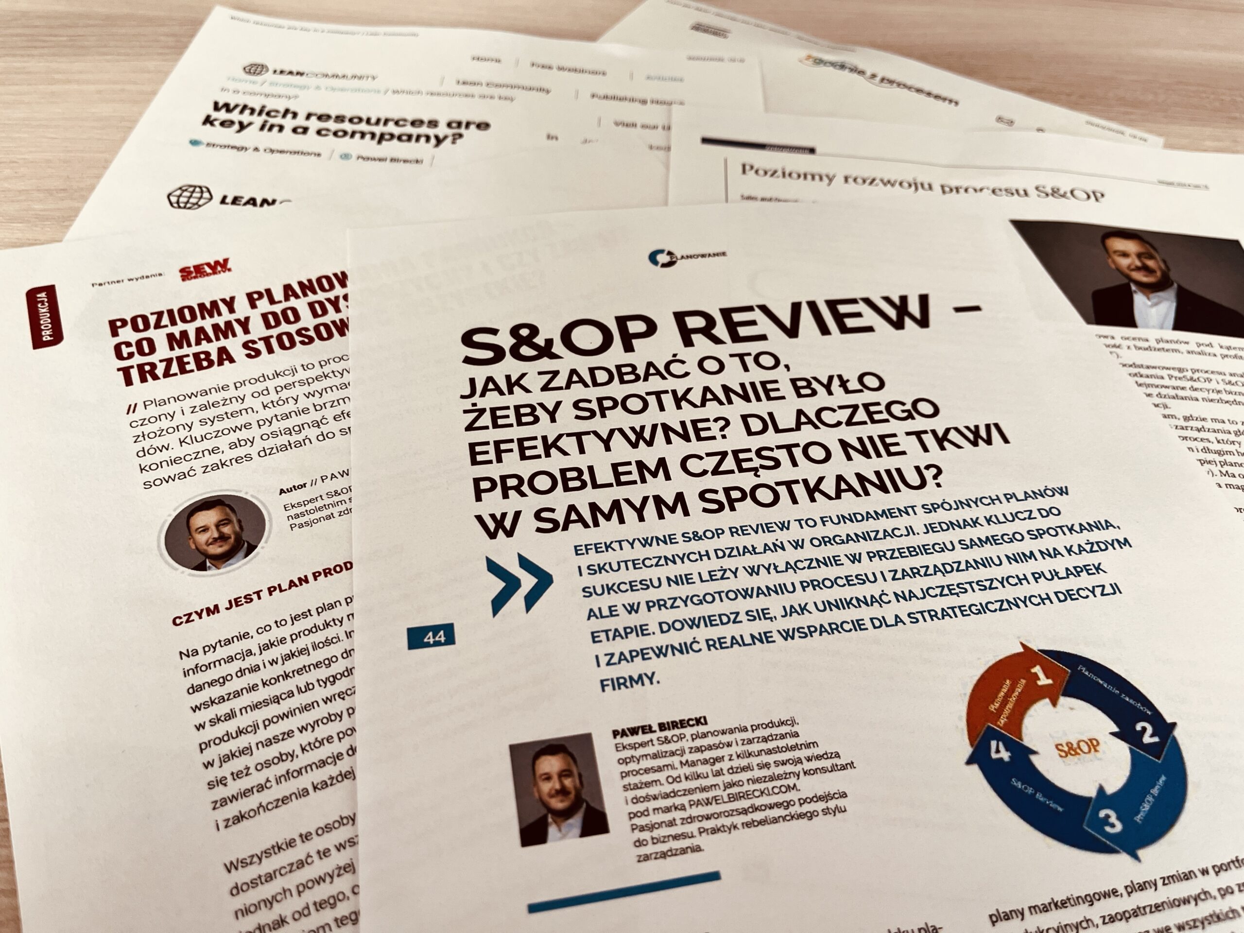 Paweł Birecki – publikacje